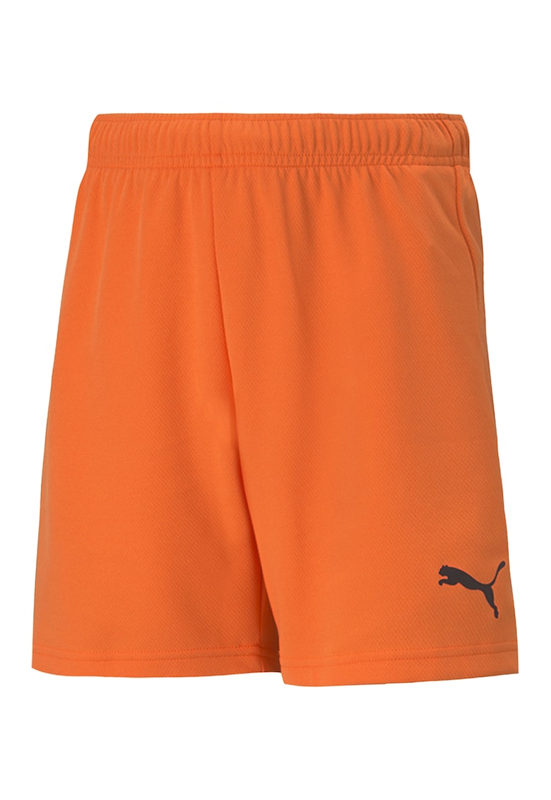 Pantaloni scurti cu banda elastica in talie pentru fotbal - Portocaliu mandarina