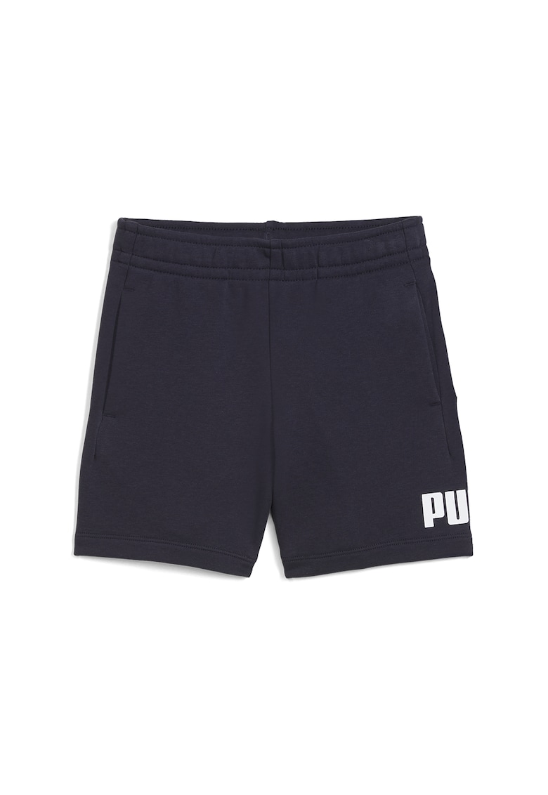 Pantaloni scurti cu buzunare laterale - Alb/Albastru ultramarin