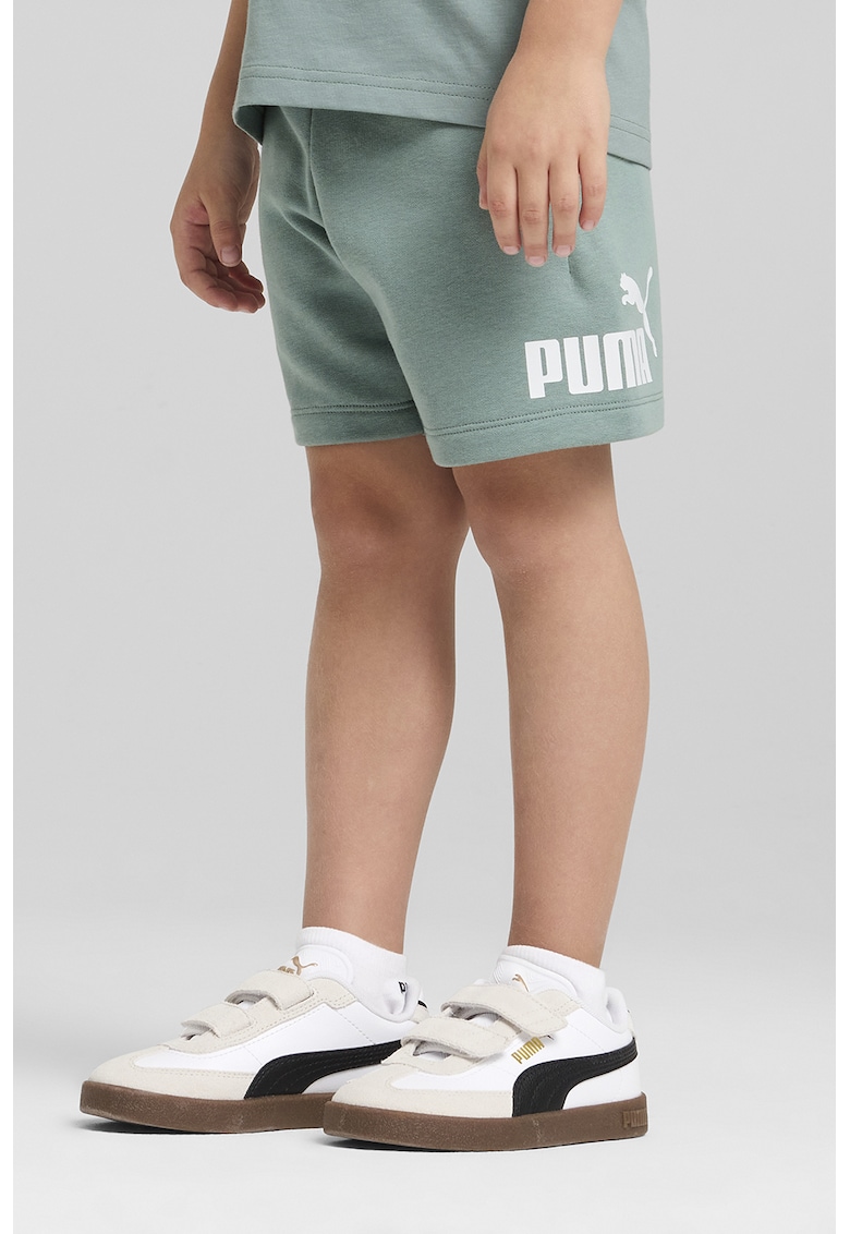 Pantaloni scurti cu buzunare laterale - Alb/Verde persan