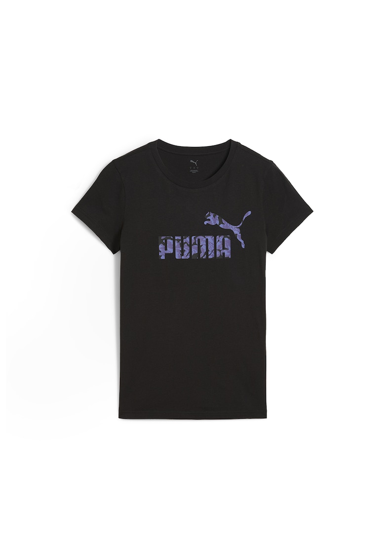 Tricou din amestec de bumbac cu imprimeu logo Tricou din amestec de bumbac cu imprimeu logo