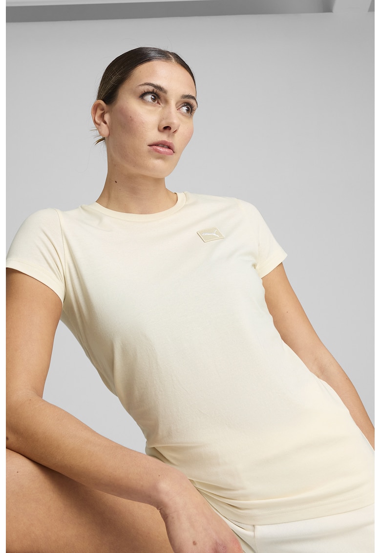 Tricou regular fit din amestec de bumbac