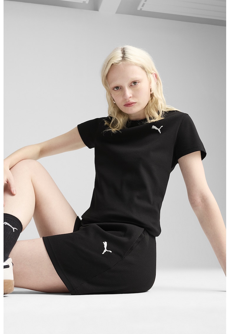 Tricou regular fit cu logo