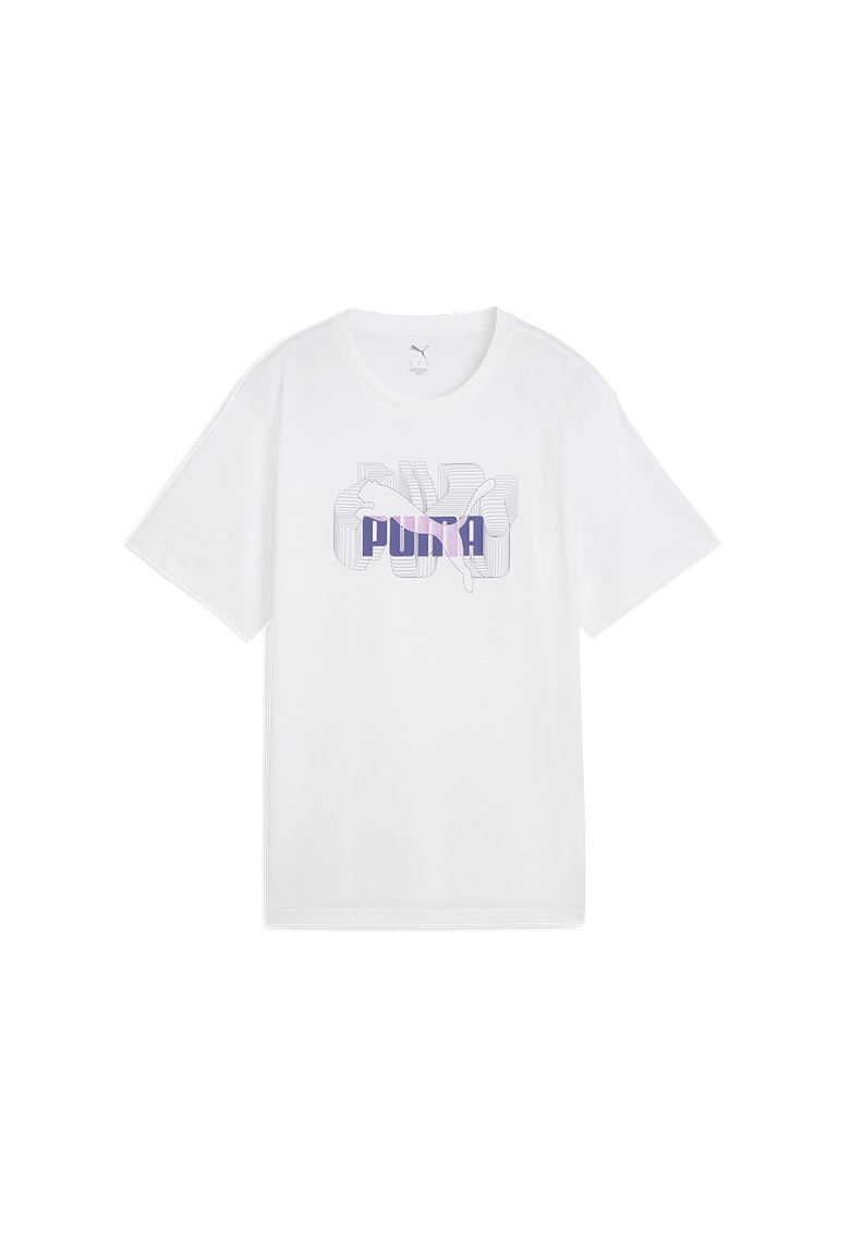 Tricou relaxed fit cu logo