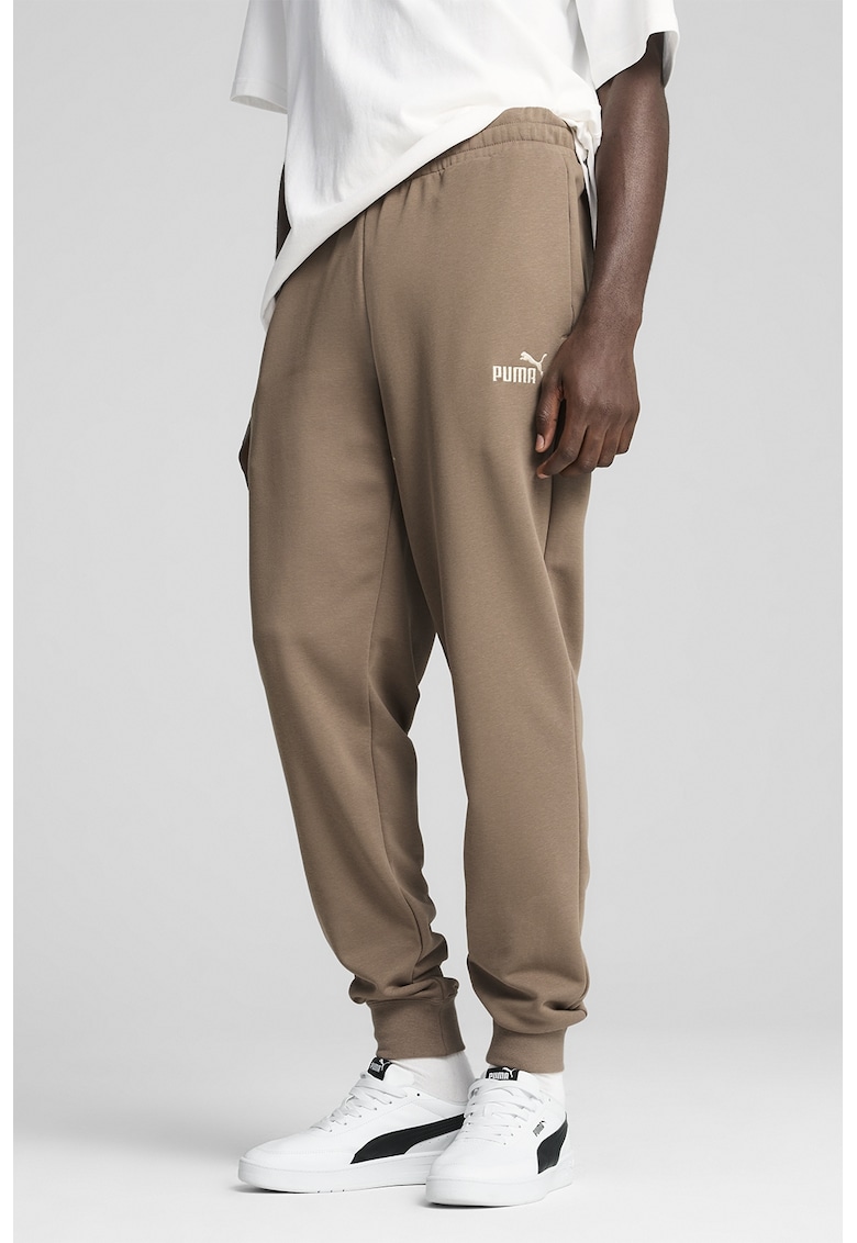 Pantaloni de trening relaxed fit din amestec de bumbac