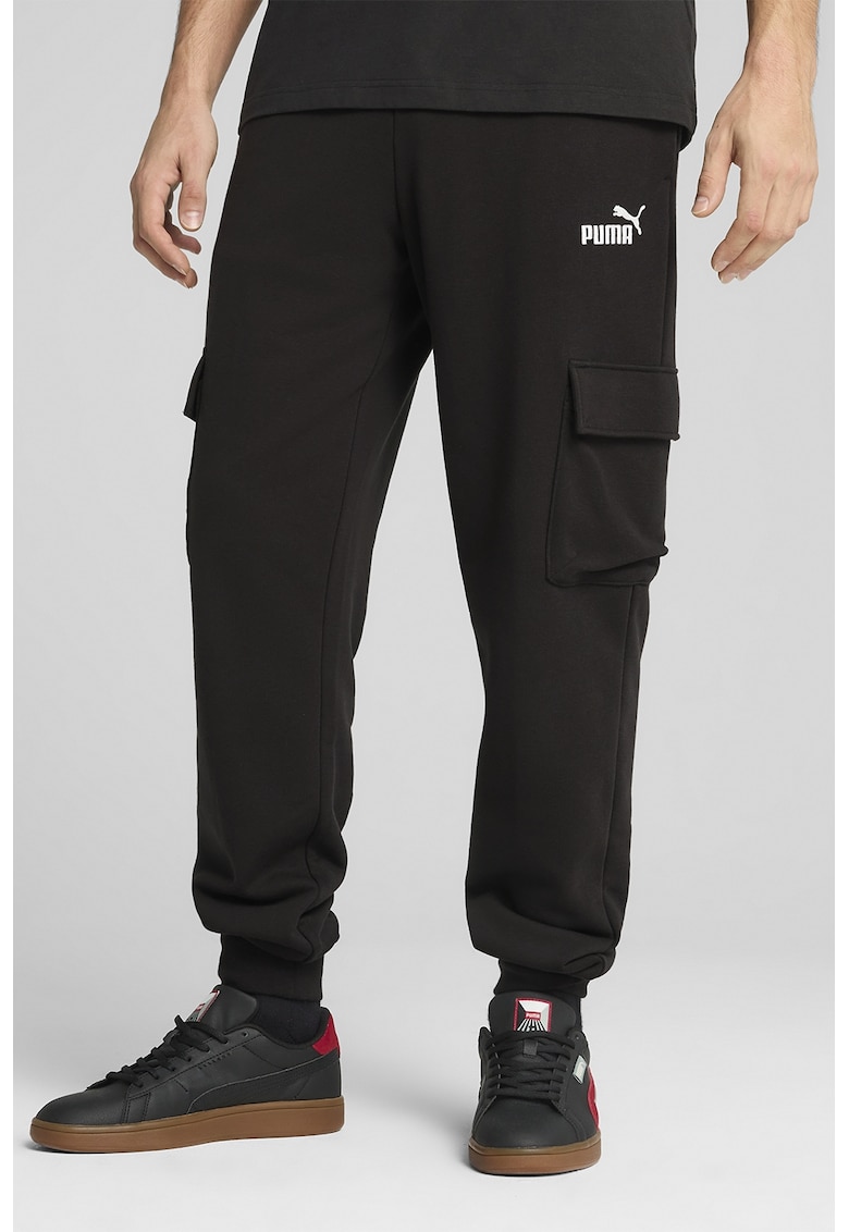 Pantaloni de trening cargo din amestec de bumbac