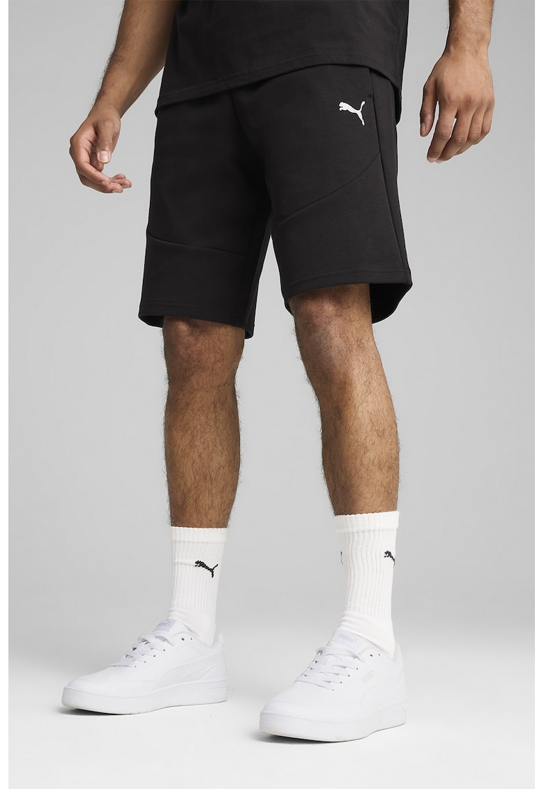 Pantaloni scurti din amestec de bumbac cu buzunare