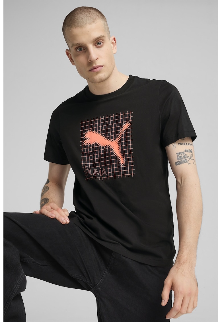 Tricou din bumbac cu logo