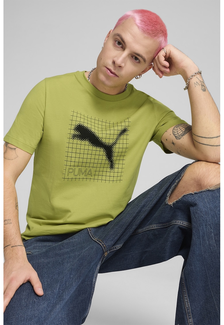 Tricou din bumbac cu logo