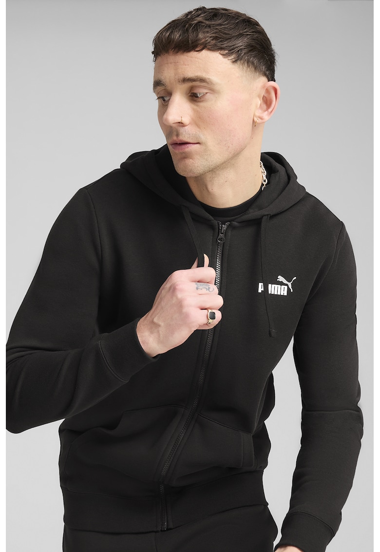 Hanorac cu fermoar si buzunare frontale