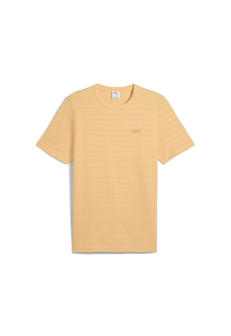 Tricou din amestec de bumbac cu logo brodat