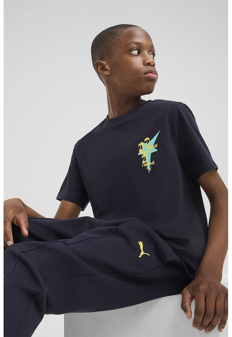 Tricou din bumbac cu imprimeu pe partea din spate