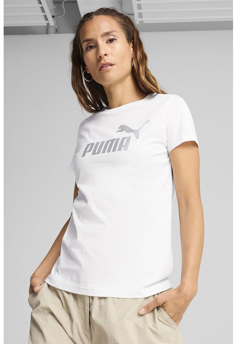 Tricou din bumbac cu imprimeu logo