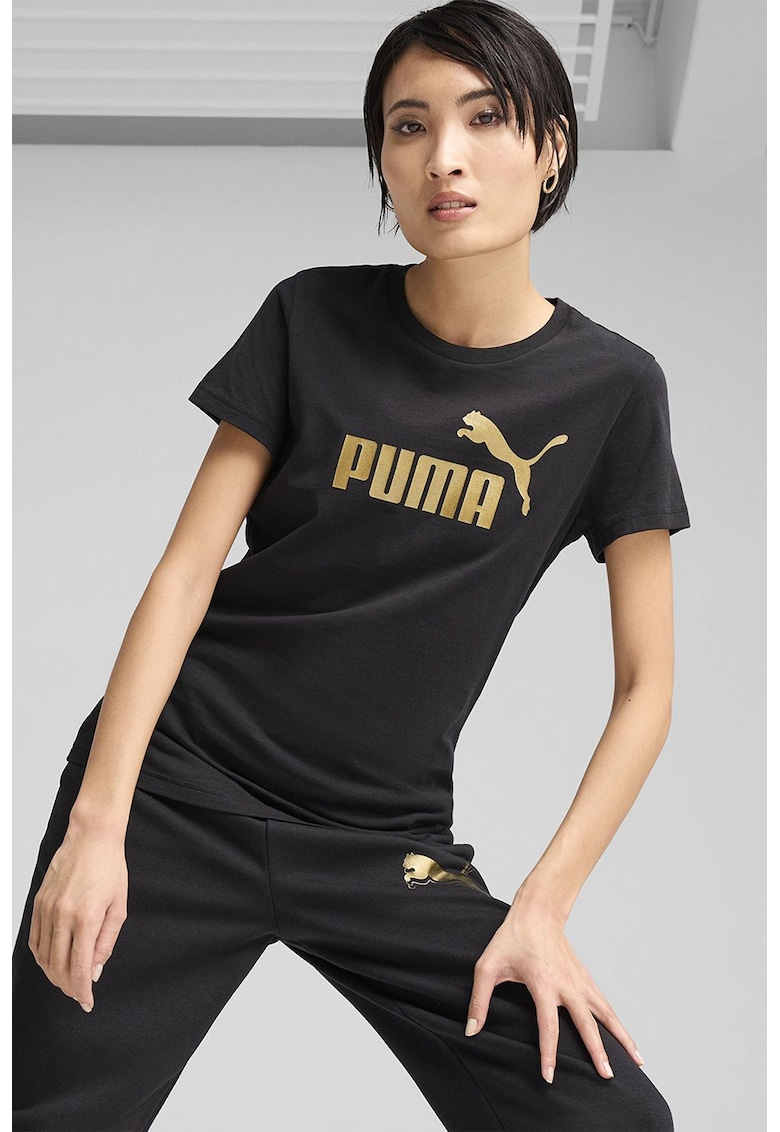 Tricou din bumbac cu imprimeu logo