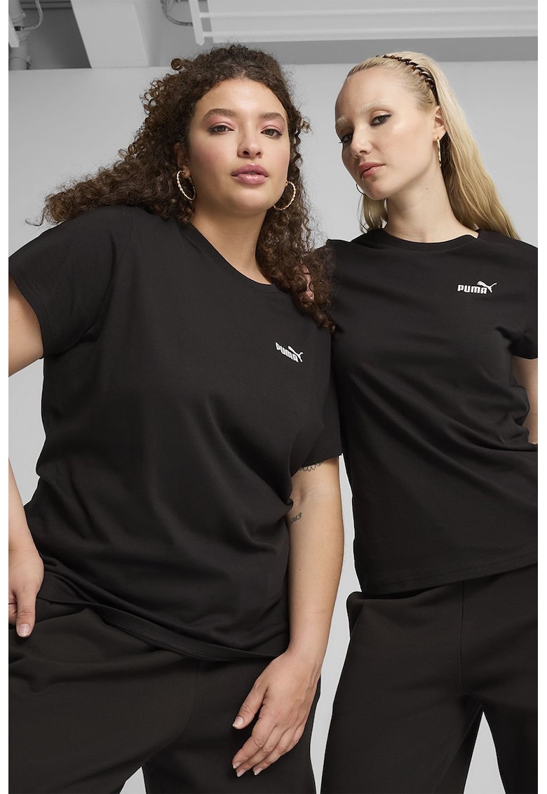 Tricou cu logo - Negru