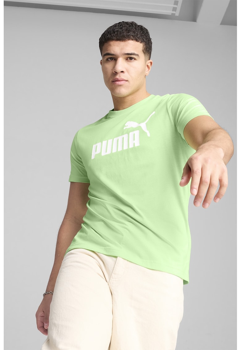 Tricou cu imprimeu logo ESS No. 1 - Verde pal