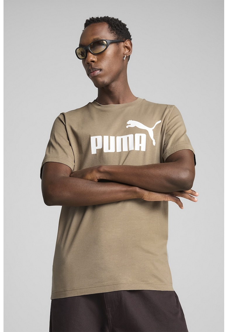 Tricou cu imprimeu logo ESS No. 1 - Maro deschis