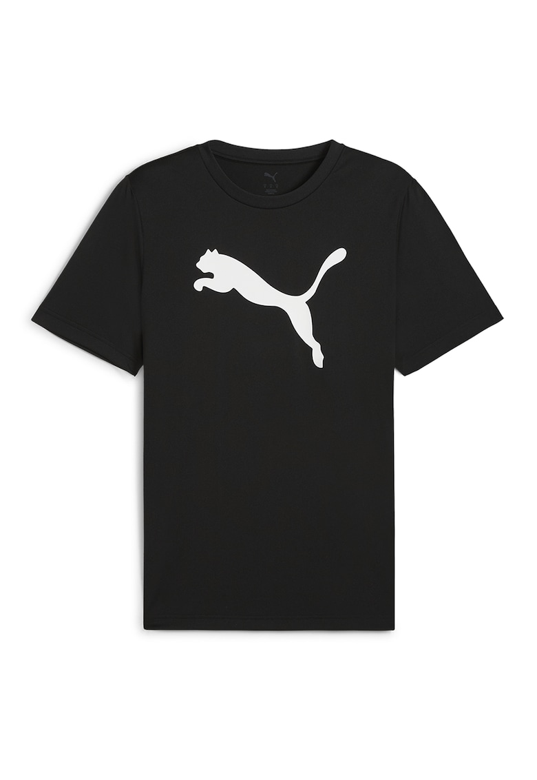 Tricou cu imprimeu logo - Negru