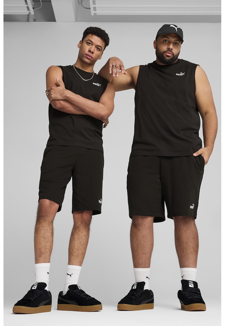 Pantaloni scurti cu logo si snur interior de ajustare