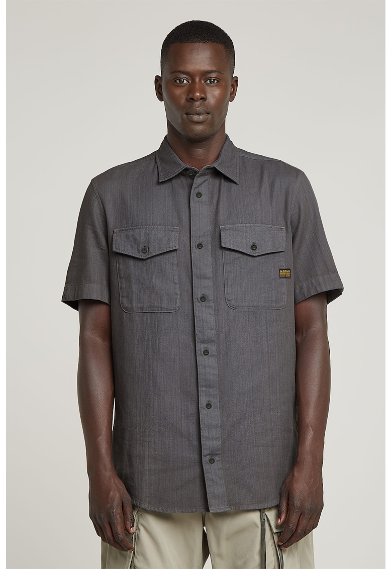 Camasa slim-fit din bumbac Marine Camasa slim-fit din bumbac Marine