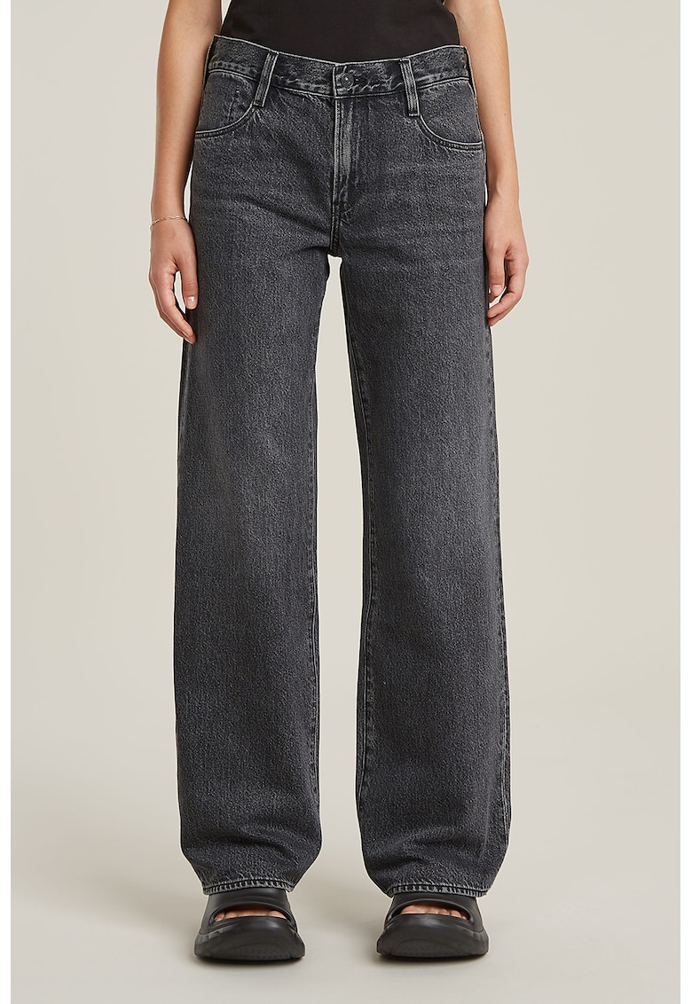 Blugi relaxed fit Judee - Gri carbune