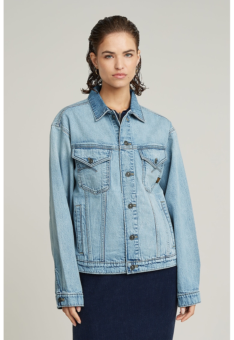 Jacheta relaxed fit din denim