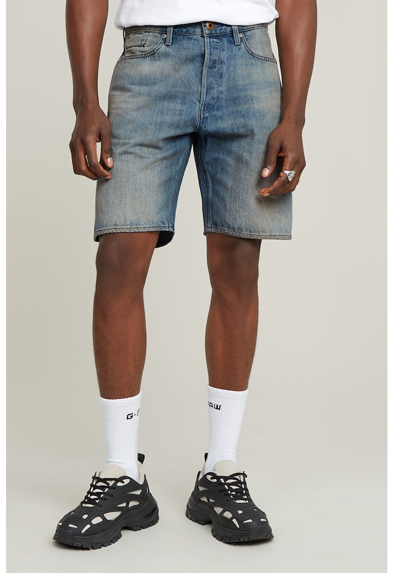 Blugi scurti cu aspect decolorat