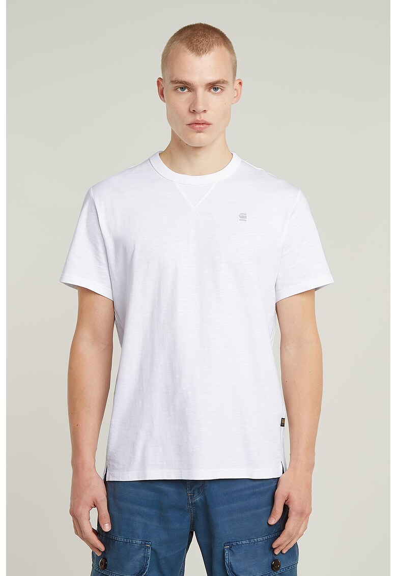 Tricou lejer din bumbac organic - Alb optic