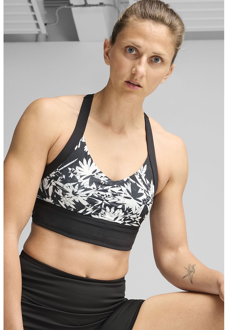 Bustiera cu decupaj pe partea din spate - pentru fitness