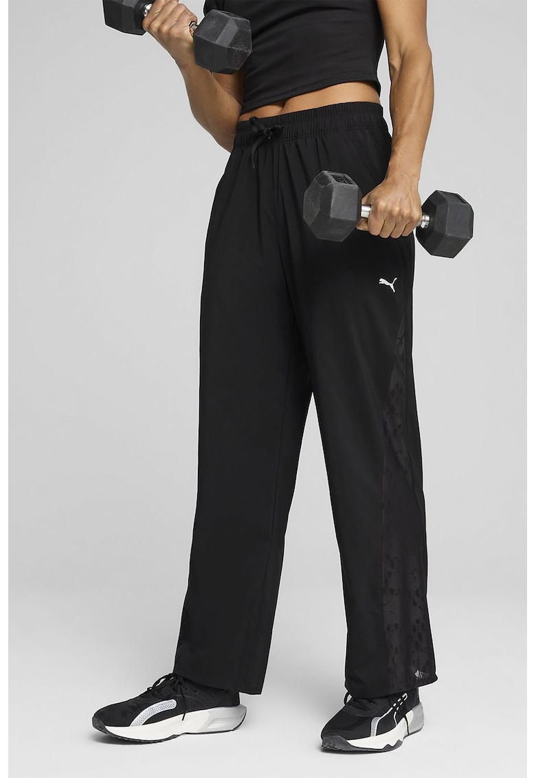 Pantaloni de trening cu croiala dreapta - pentru fitness