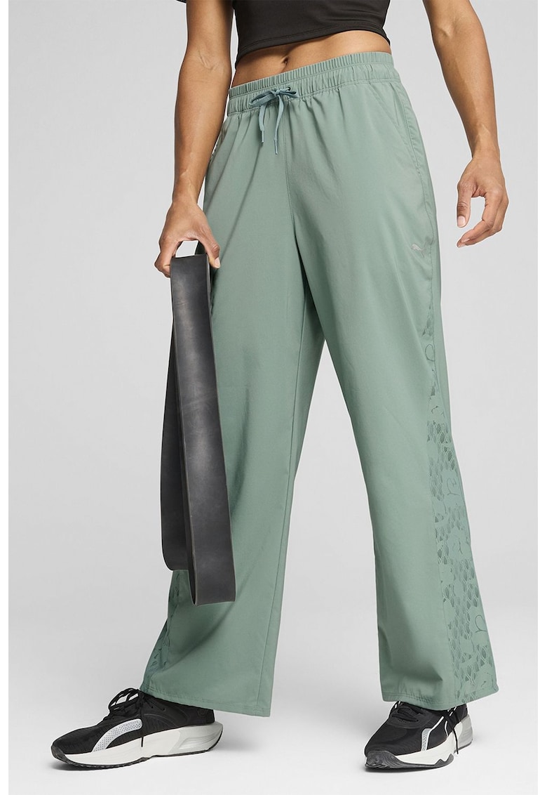 Pantaloni de trening cu croiala dreapta - pentru fitness