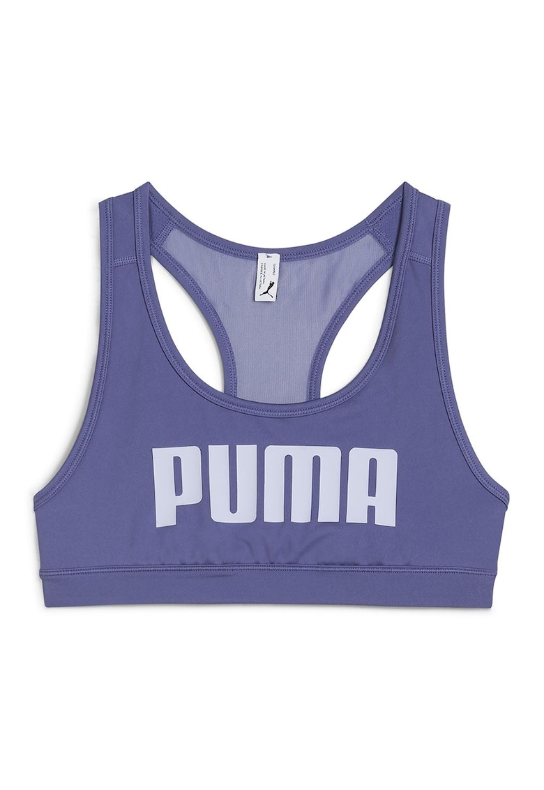 Bustiera cu spate decupat si imprimeu logo - pentru antrenament