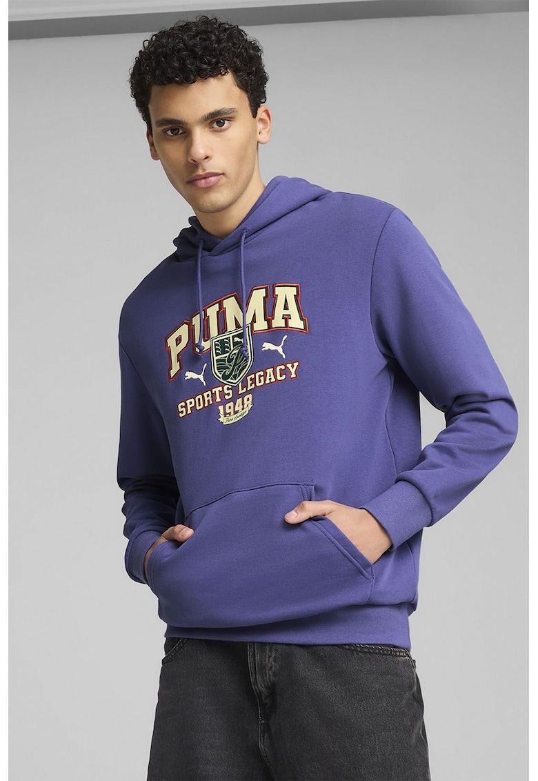 Hanorac de bumbac cu logo