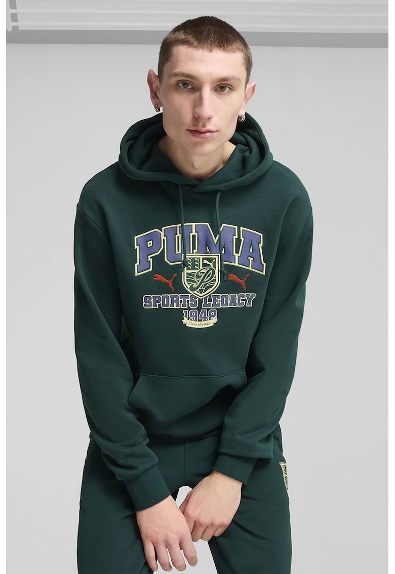 Hanorac de bumbac cu logo