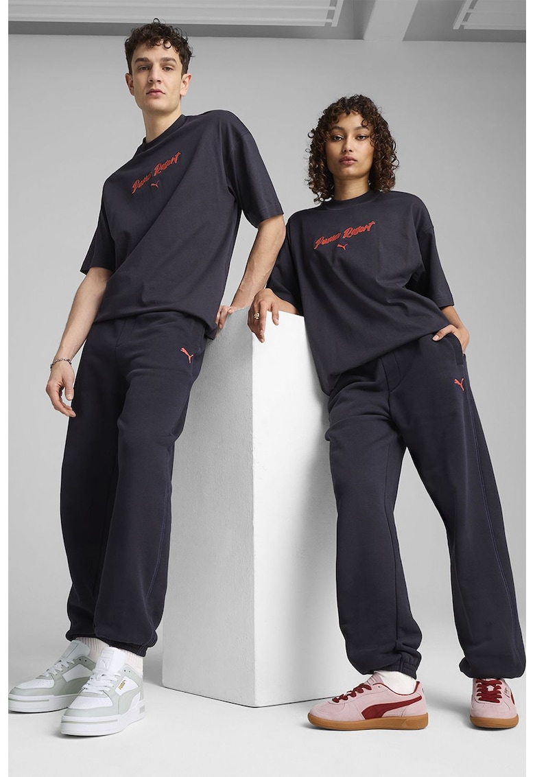 Pantaloni de trening unisex cu snur de ajustare in talie