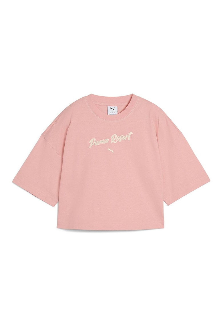 Tricou crop de bumbac