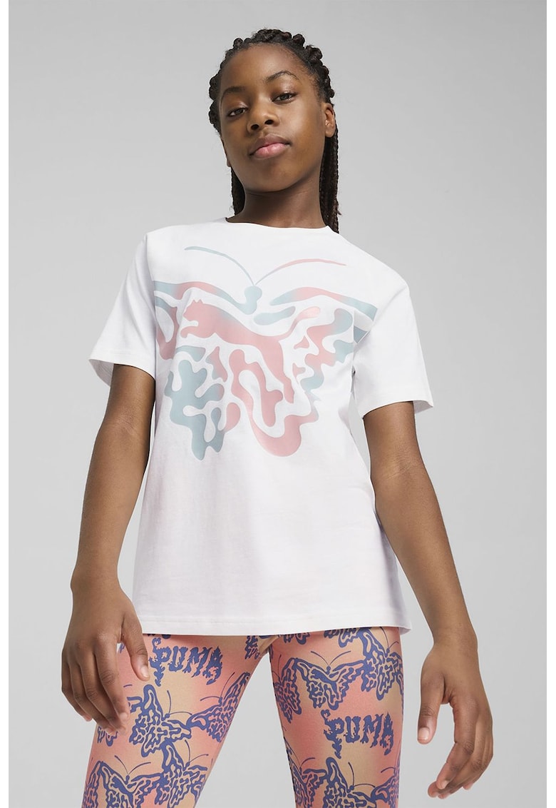 Tricou din bumbac cu model grafic