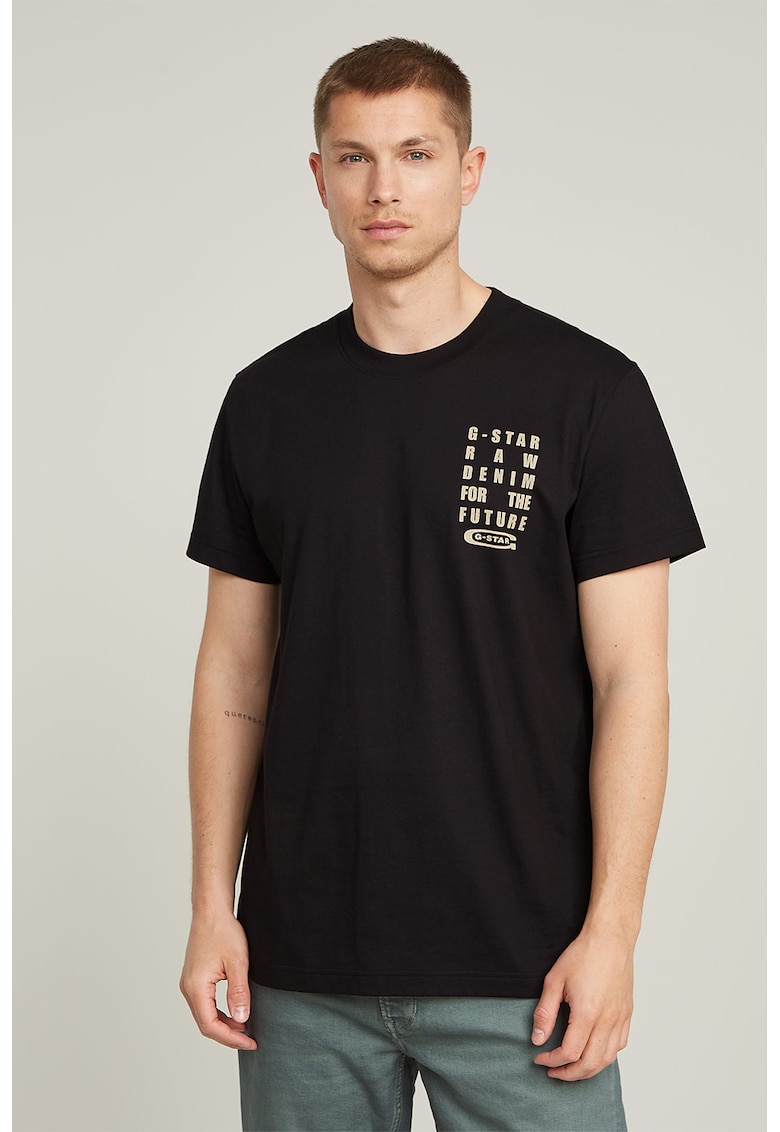 Tricou din bumbac organic cu imprimeu logo