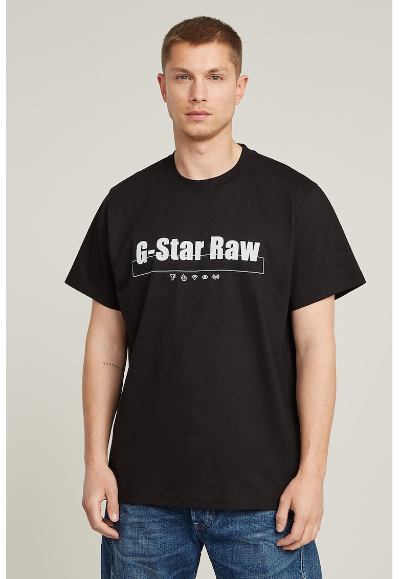 Tricou de bumbac organic cu logo