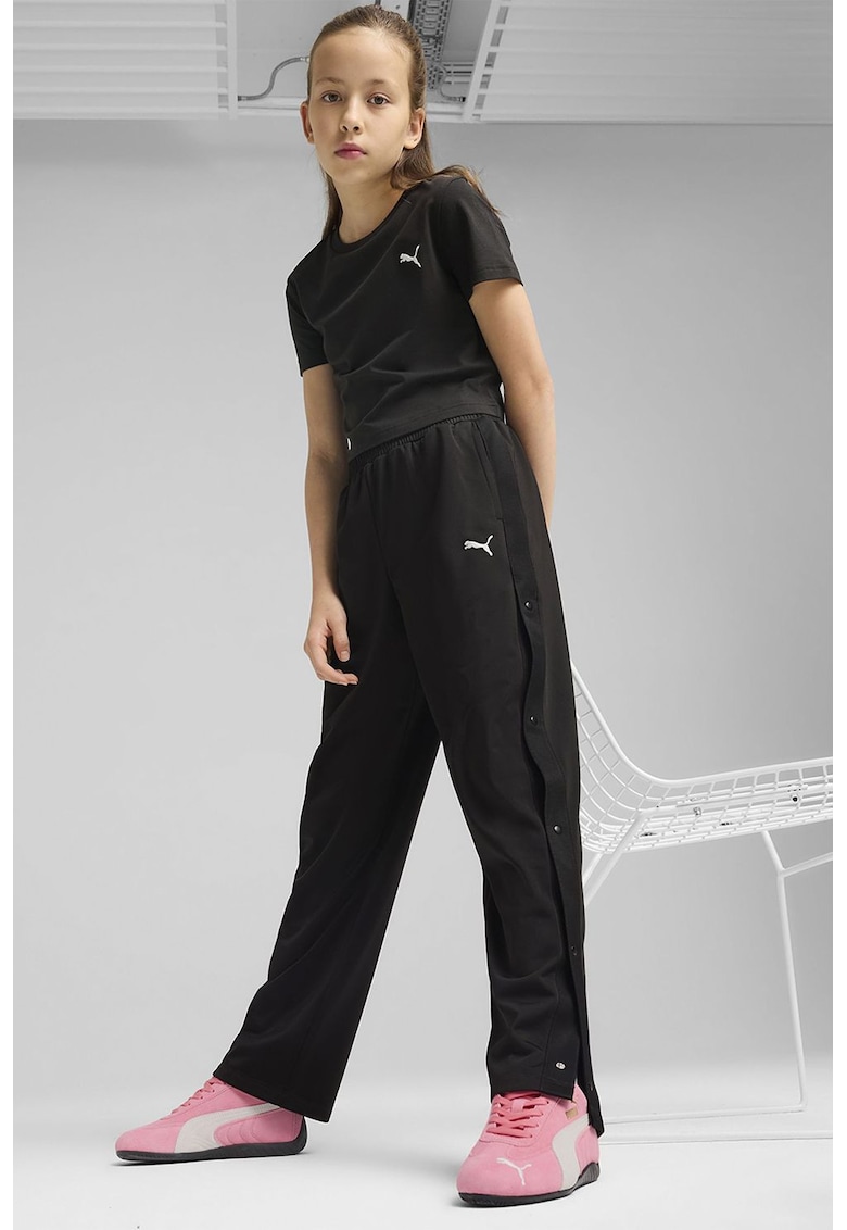 Pantaloni de trening relaxed-fit cu logo - Negru