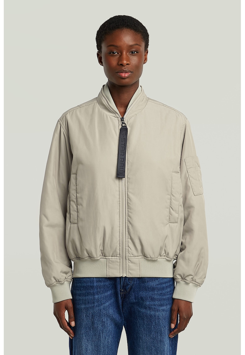 Jacheta bomber cu buzunare laterale