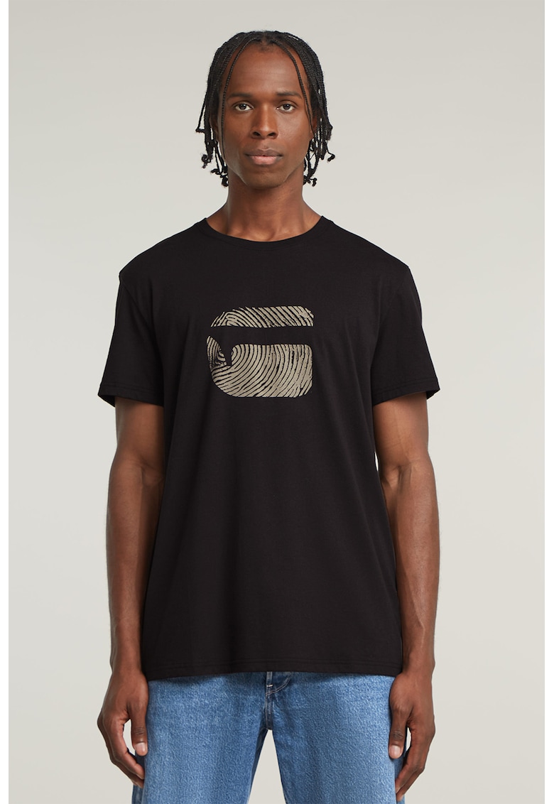 Tricou din bumbac organic cu imprimeu grafic Tricou din bumbac organic cu imprimeu grafic