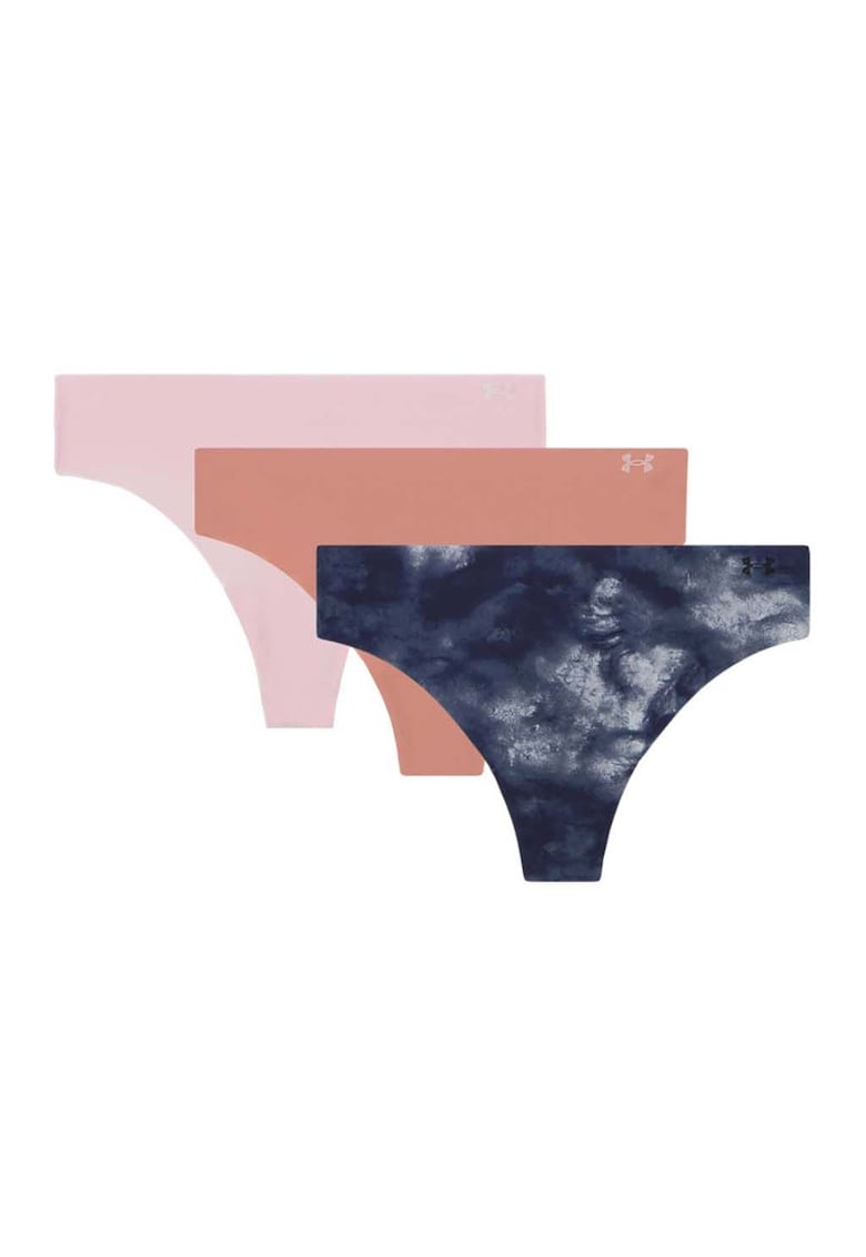 Set de chiloti tanga cu model pentru antrenament - 3 perechi