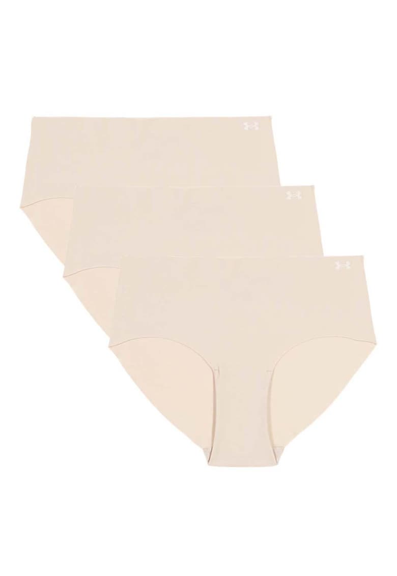 Set de chiloti hipster cu imprimeu logo pentru antrenament - 3 perechi