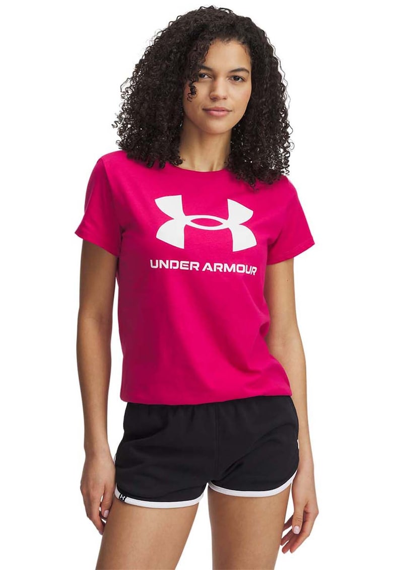 Under Armour Tricou lejer Rival - Fucsia