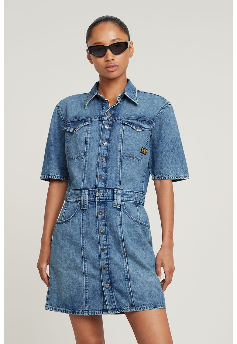 Rochie scurta din denim