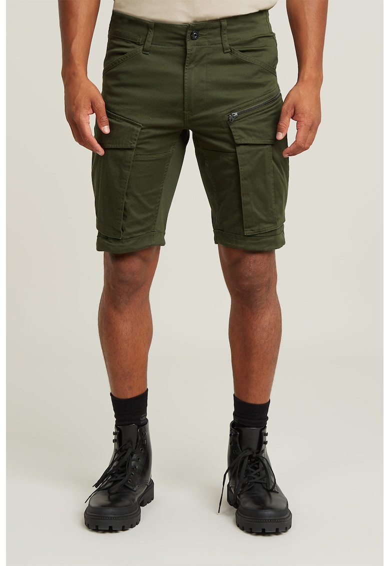 Bermude cargo cu croiala slim-fit