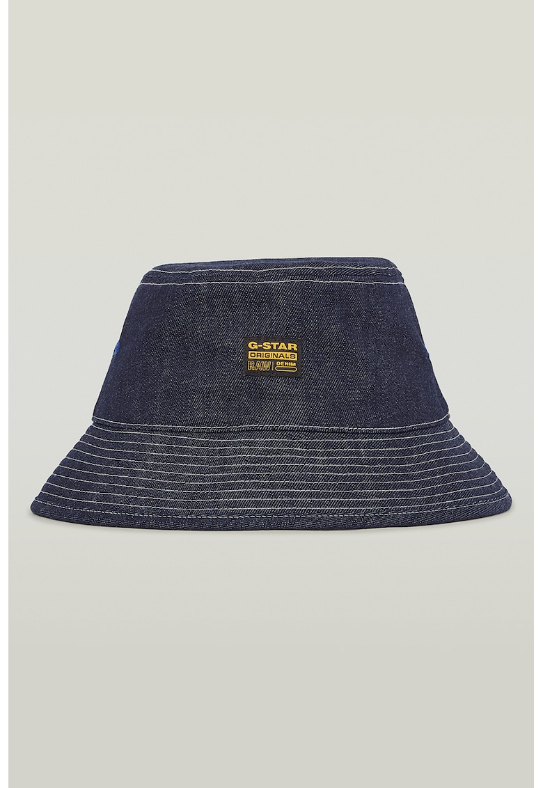 Palarie bucket din amestec de bumbac - Petrol - 58