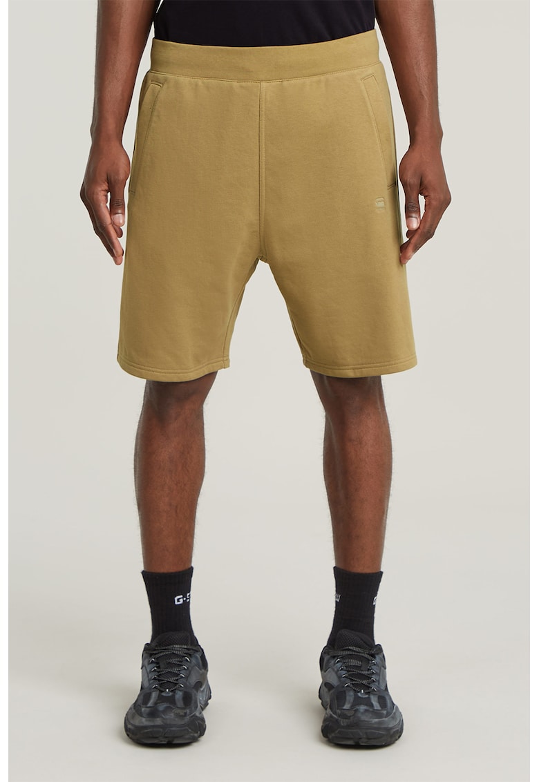 Bermude din amestec de bumbac organic