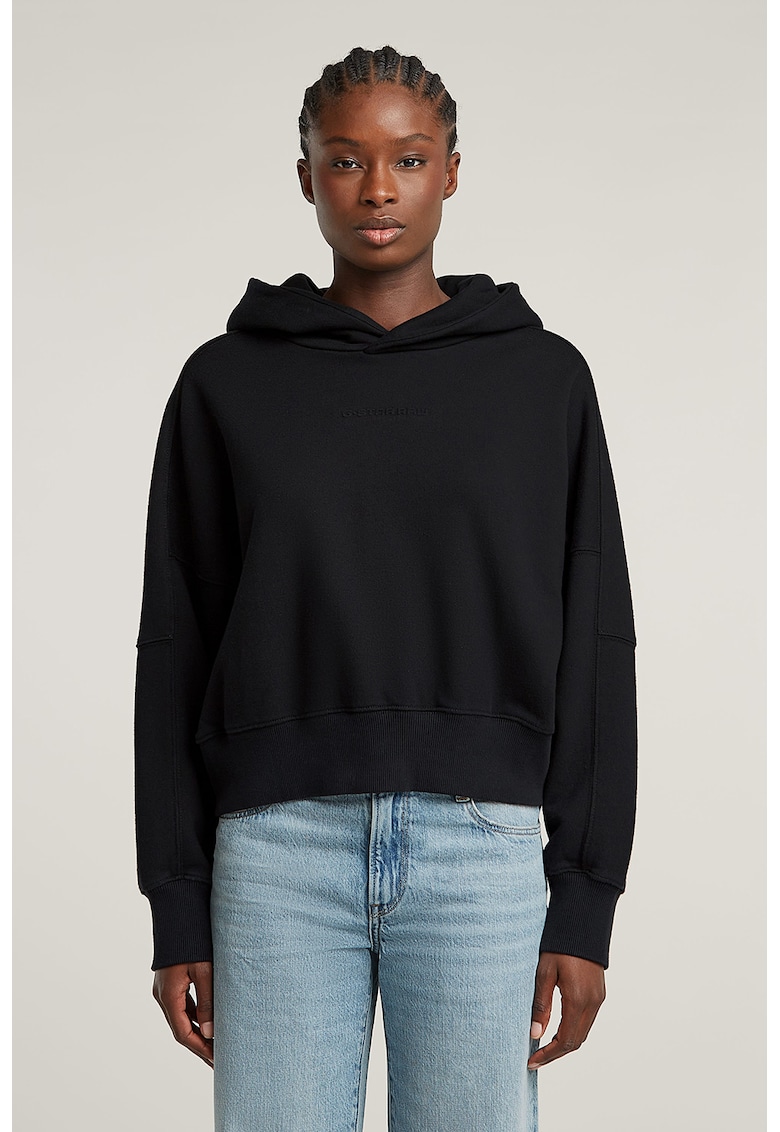 Hanorac de bumbac organic cu logo