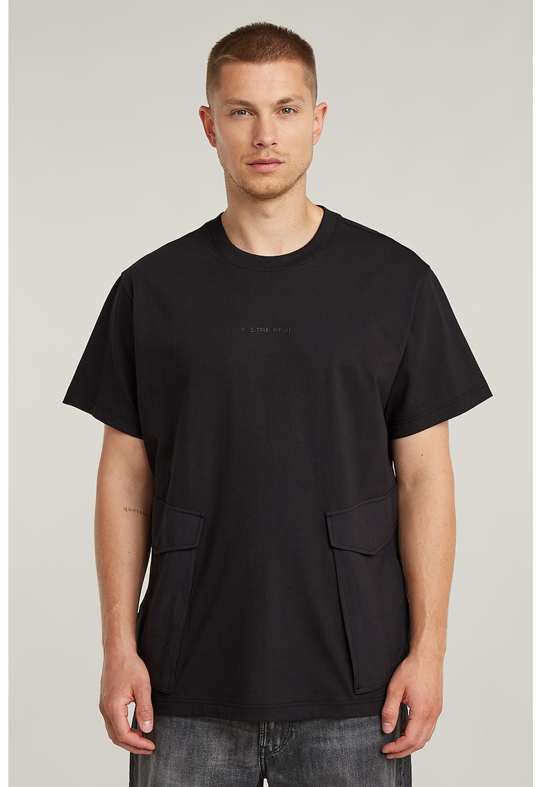 Tricou lejer din bumbac organic cu buzunare